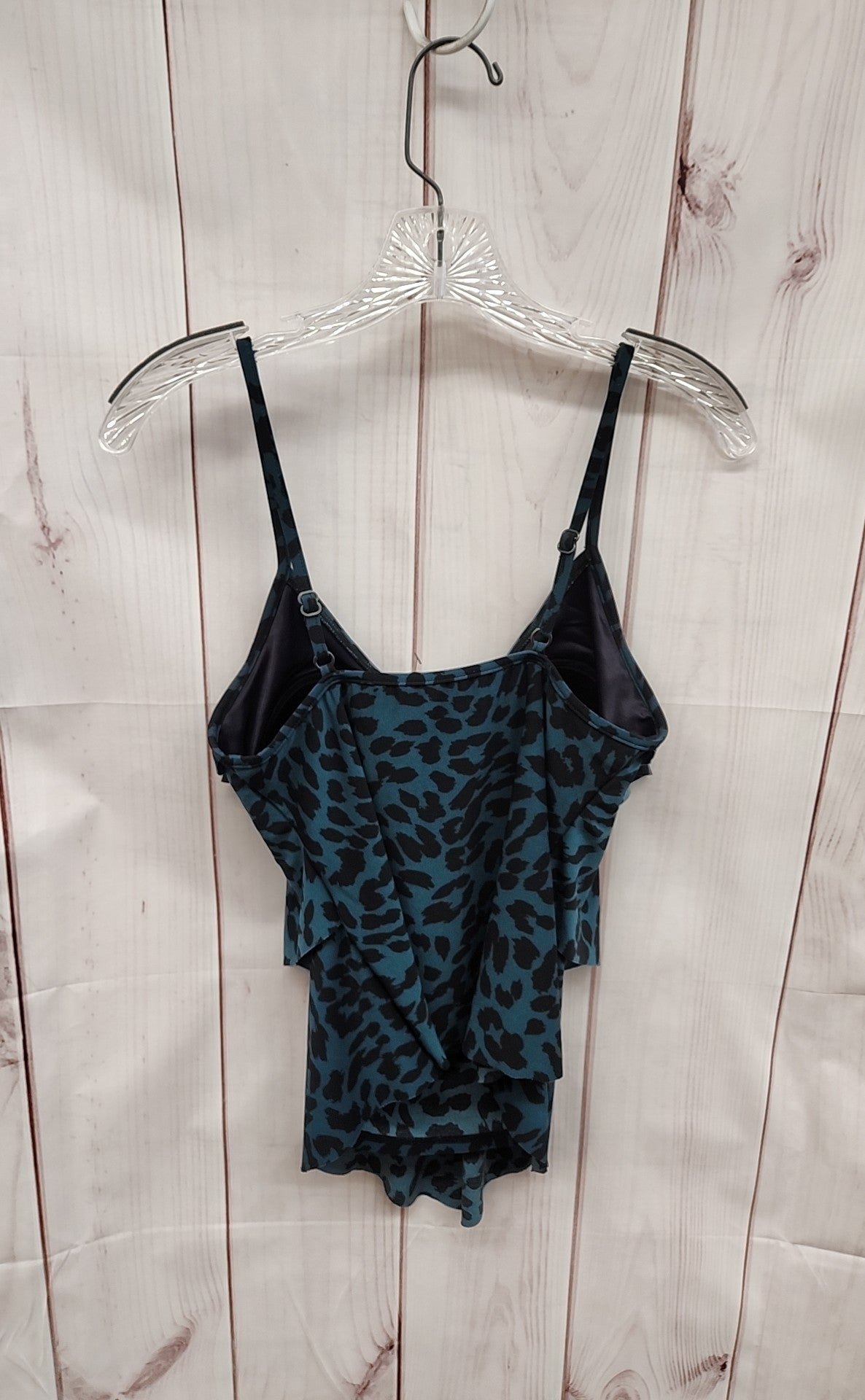 Magicsuit Women's Size 8 Teal Animal Print Swim Top