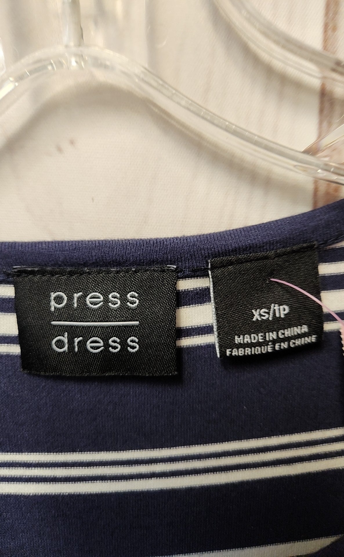 Press Dress Women's Size XS Navy Dress