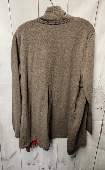 Pure Jill Women's Size XL Brown Cardigan