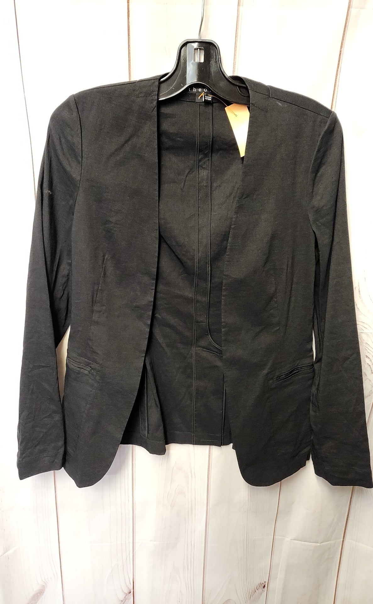 Theory Women's Size 4 Black Cardigan