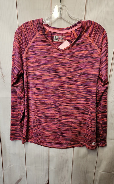 Rbx Women's Size L Pink Long Sleeve Top