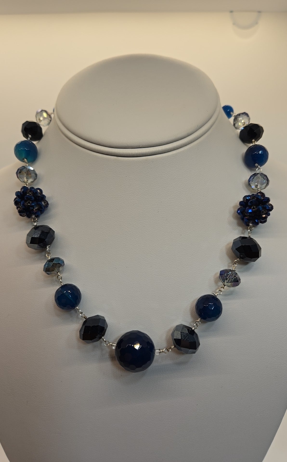 Blue Beaded Necklace