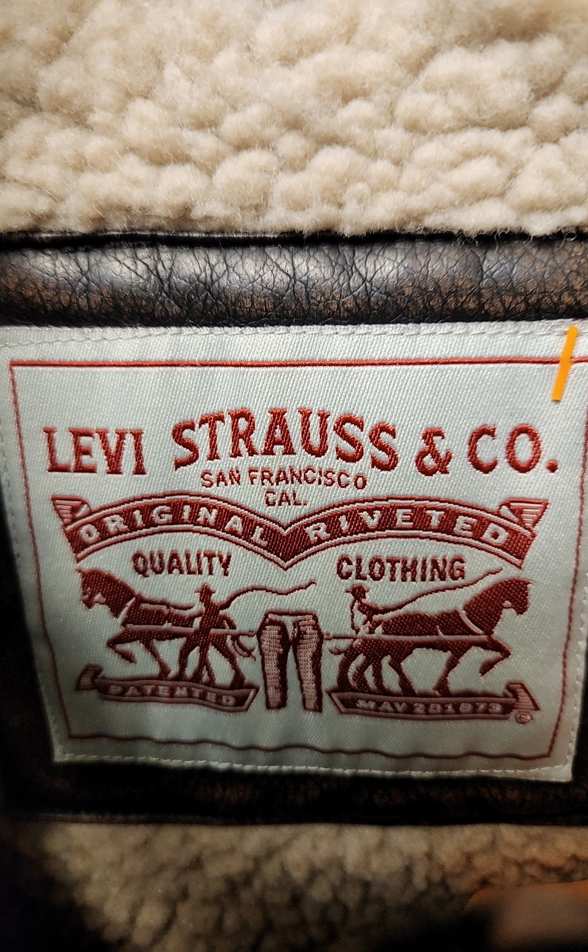 Levis Men's Size XL Brown Jacket