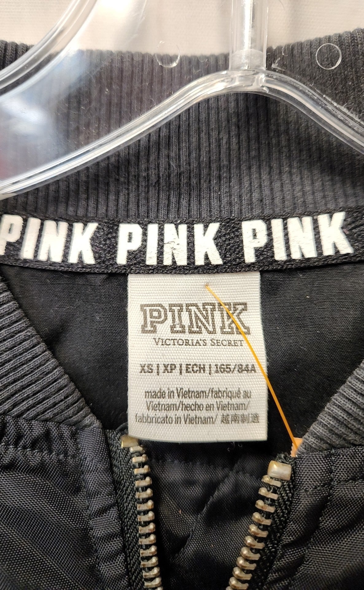 Pink Women's Size XS Black Jacket
