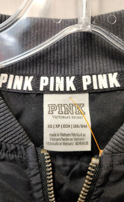 Pink Women's Size XS Black Jacket