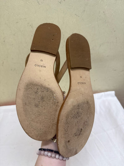 Nisolo Women's Size 10 Tan Leather Sandals