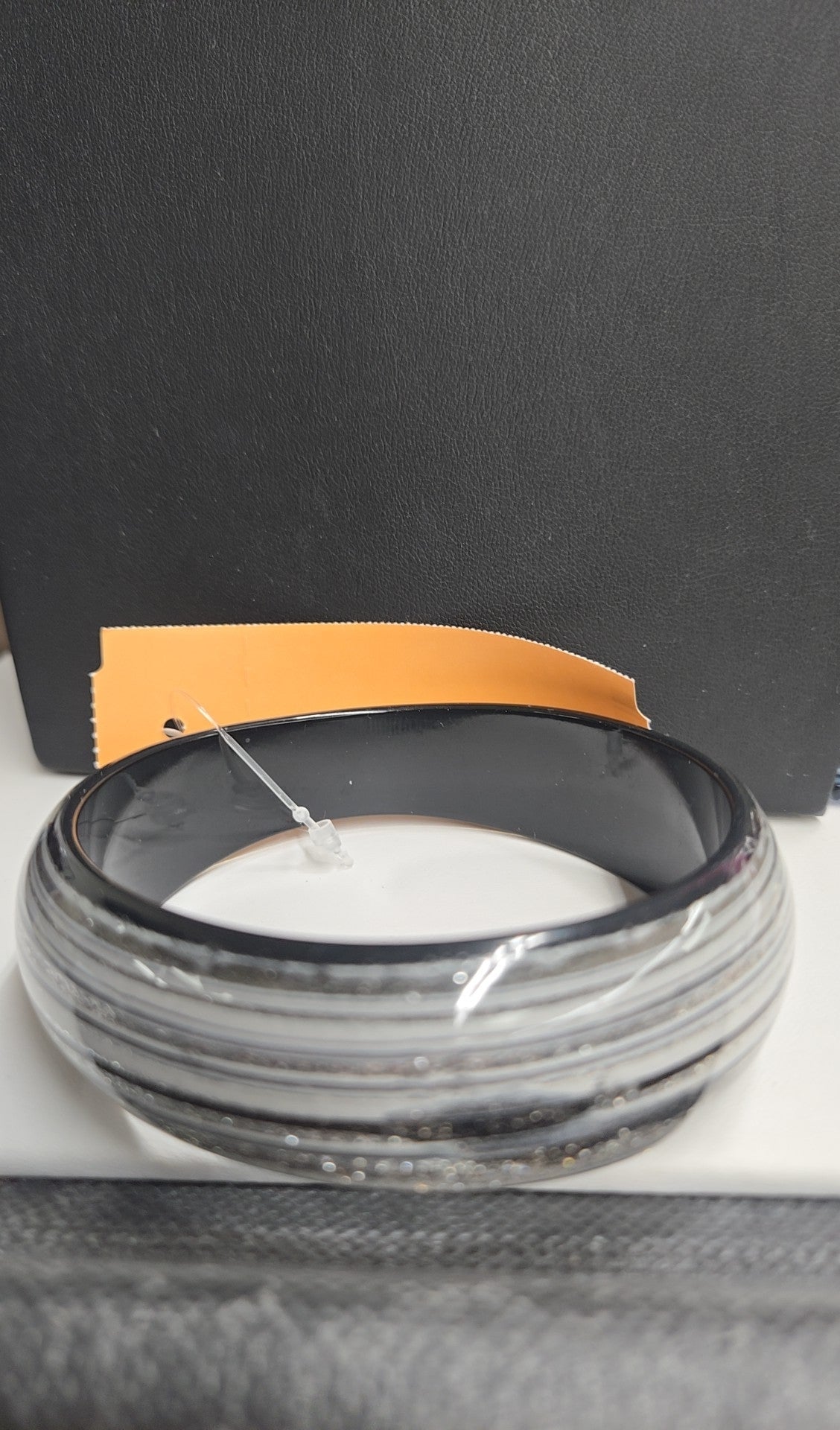 Gray Bangle Bracelet