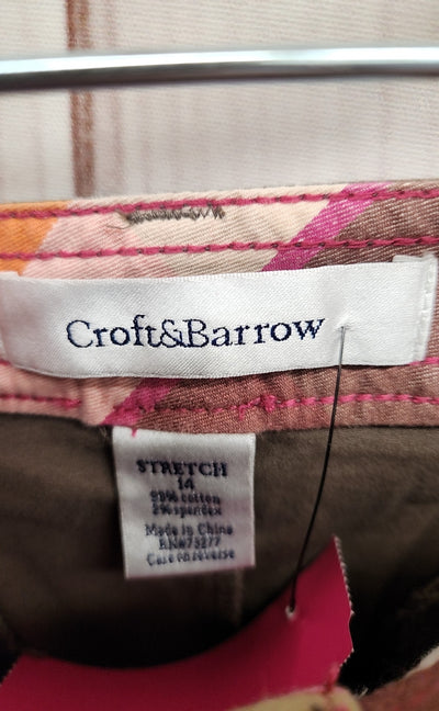 Croft & Barrow Women's Size 14 Brown Shorts