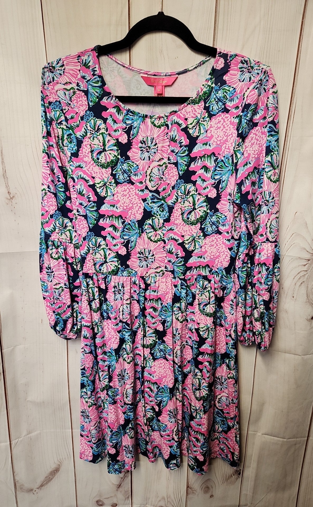 Lilly Pulitzer Women's Size M Blue & Pink Dress