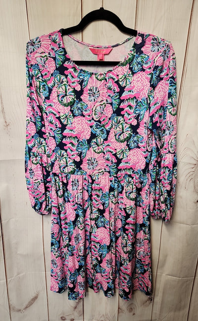 Lilly Pulitzer Women's Size M Blue & Pink Dress