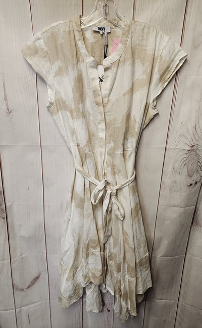 NWT DKNY Women's Size 6 Beige Dress