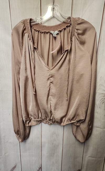 Allison Joy Women's Size M Pink Long Sleeve Top