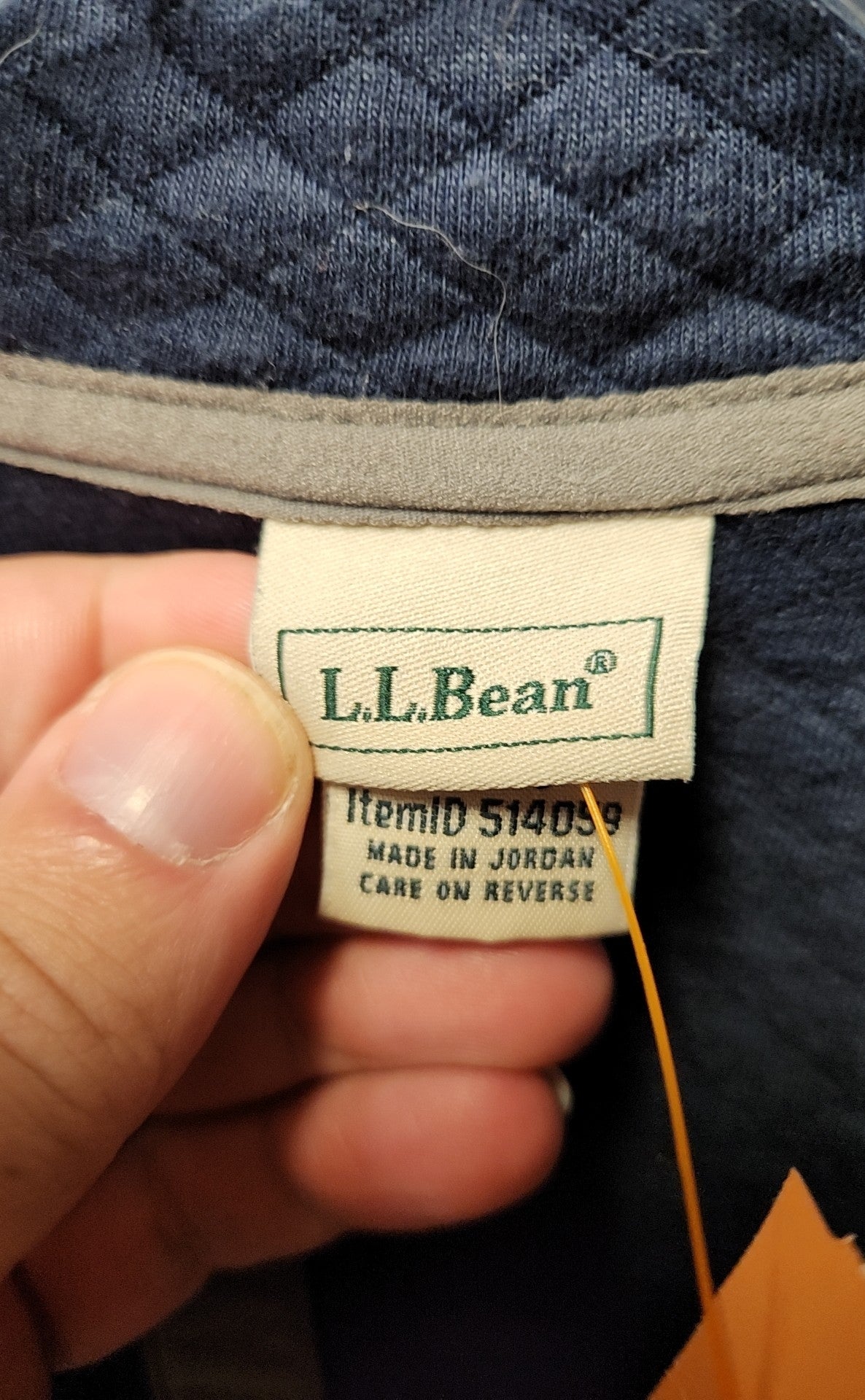 LL Bean Boy's Size 14/16 Navy Sweatshirt