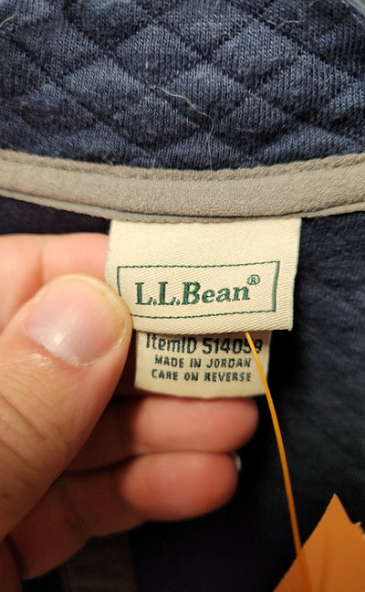 LL Bean Boy's Size 14/16 Navy Sweatshirt