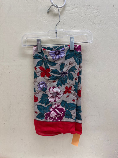 Red Floral Dress Scarf