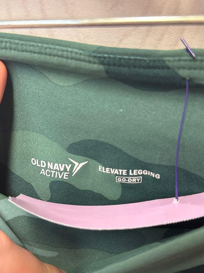 Old Navy Women's Size S Green Camo Leggings