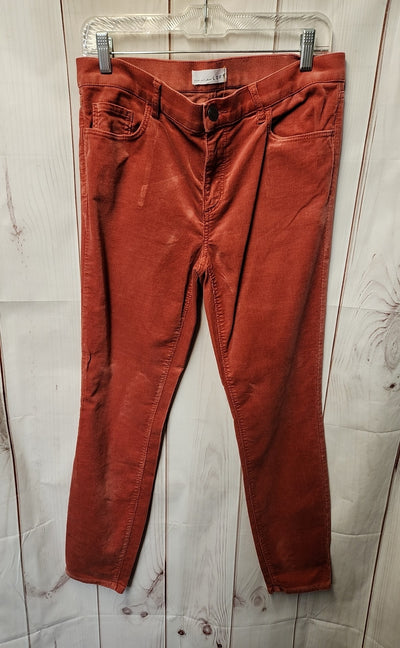 Loft Women's Size 29 (7-8) Red Corduroy Pants Modern Skinny