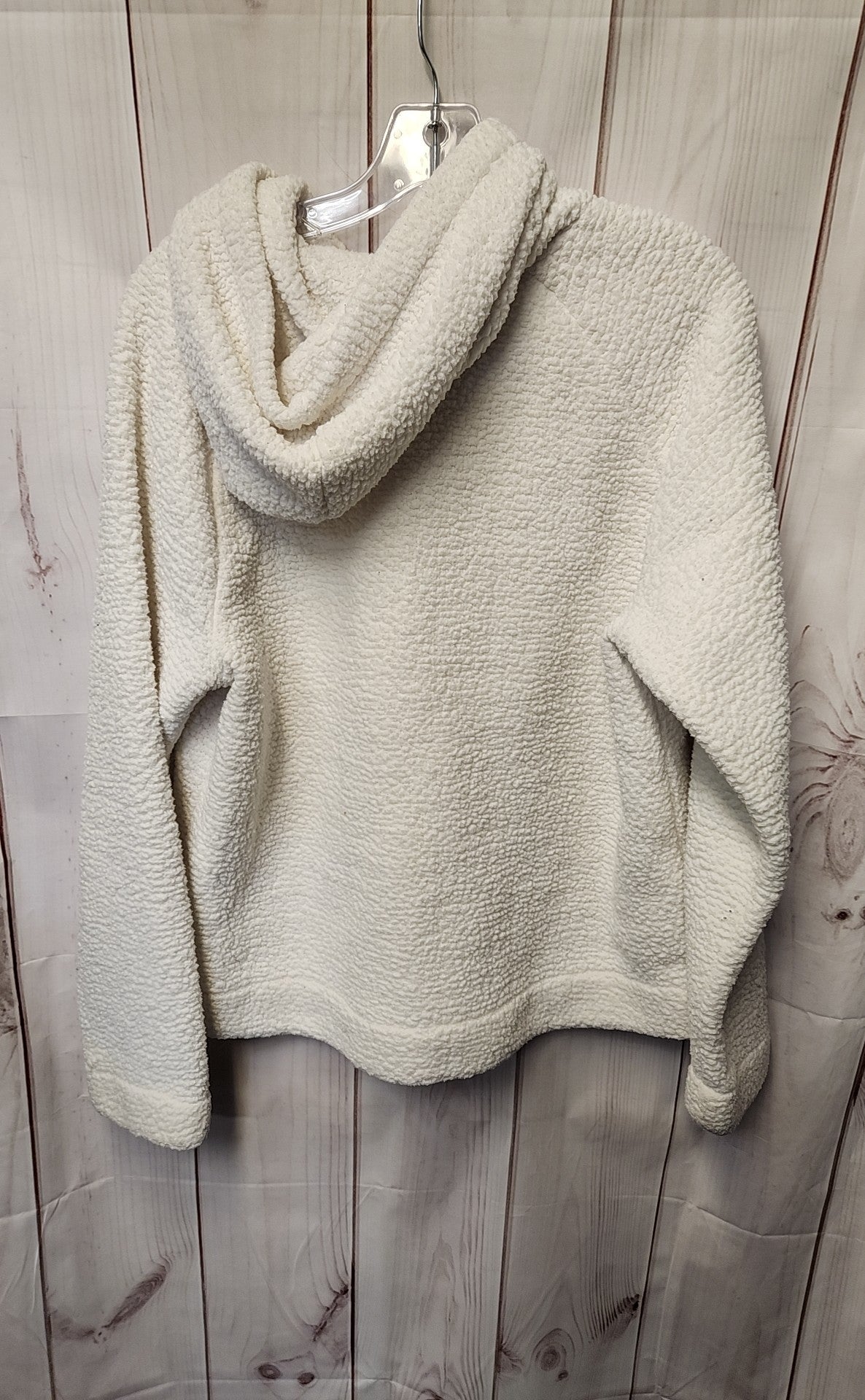 Lands End Women's Size M White Sweatshirt