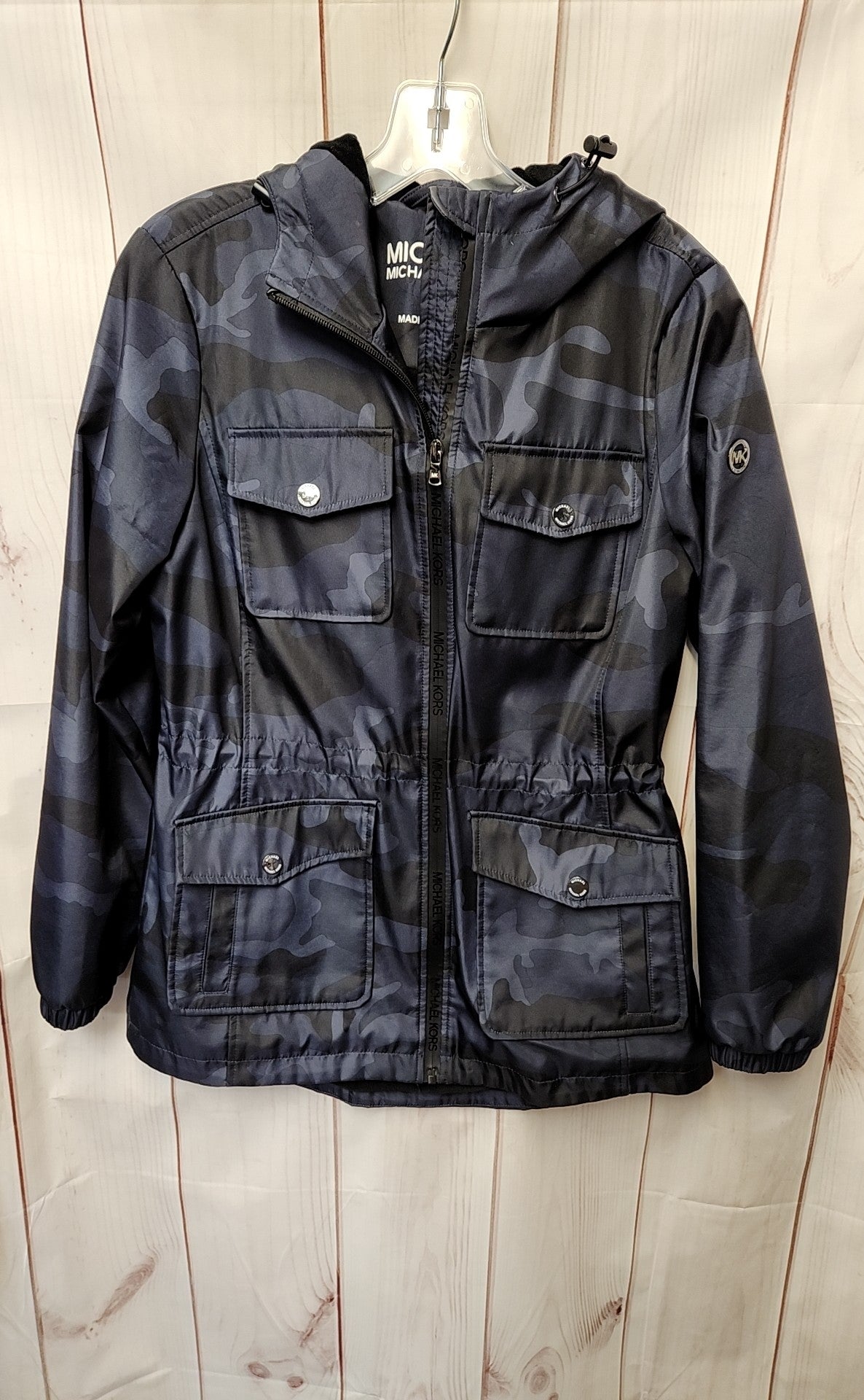 Michael Kors Women's Size S Navy Camo Jacket