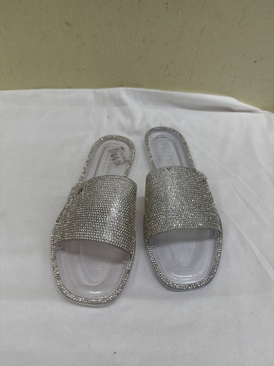 Juicy Couture Women's Size 8 Silver Sandals