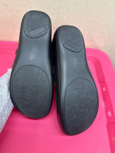 Alegria Women's Size 39 = 8-1/2 Black Clogs