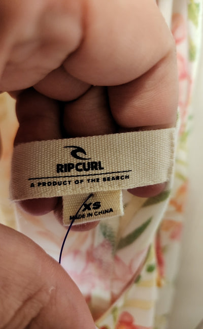 NWT Rip Curl Women's Size XS White Floral Cover-Up