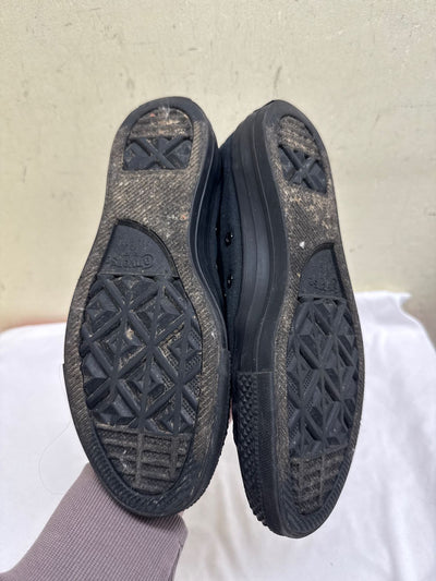 Converse Women's Size 7 Black Sneakers Shoes