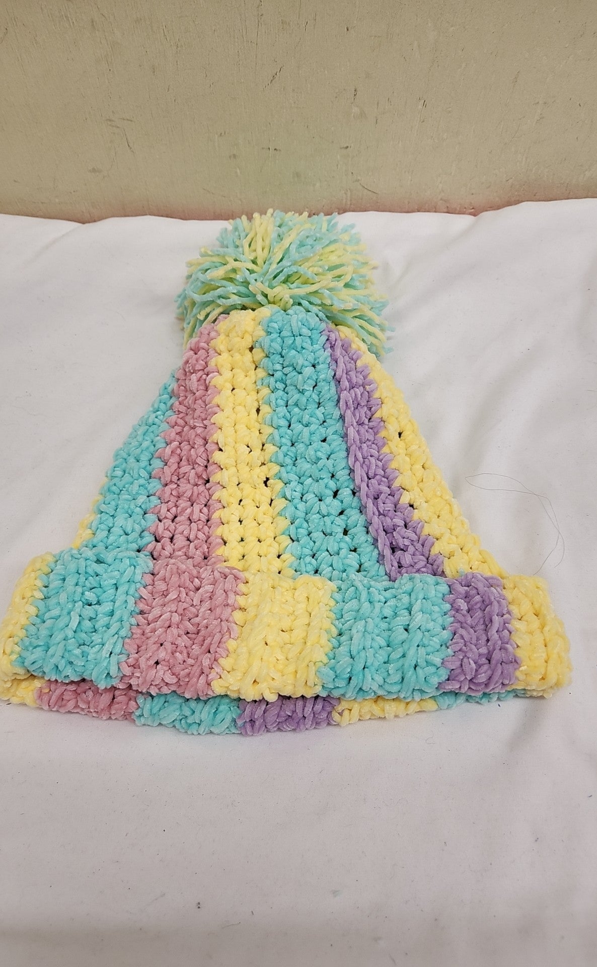 Handmade Multi-Color Knit Hat