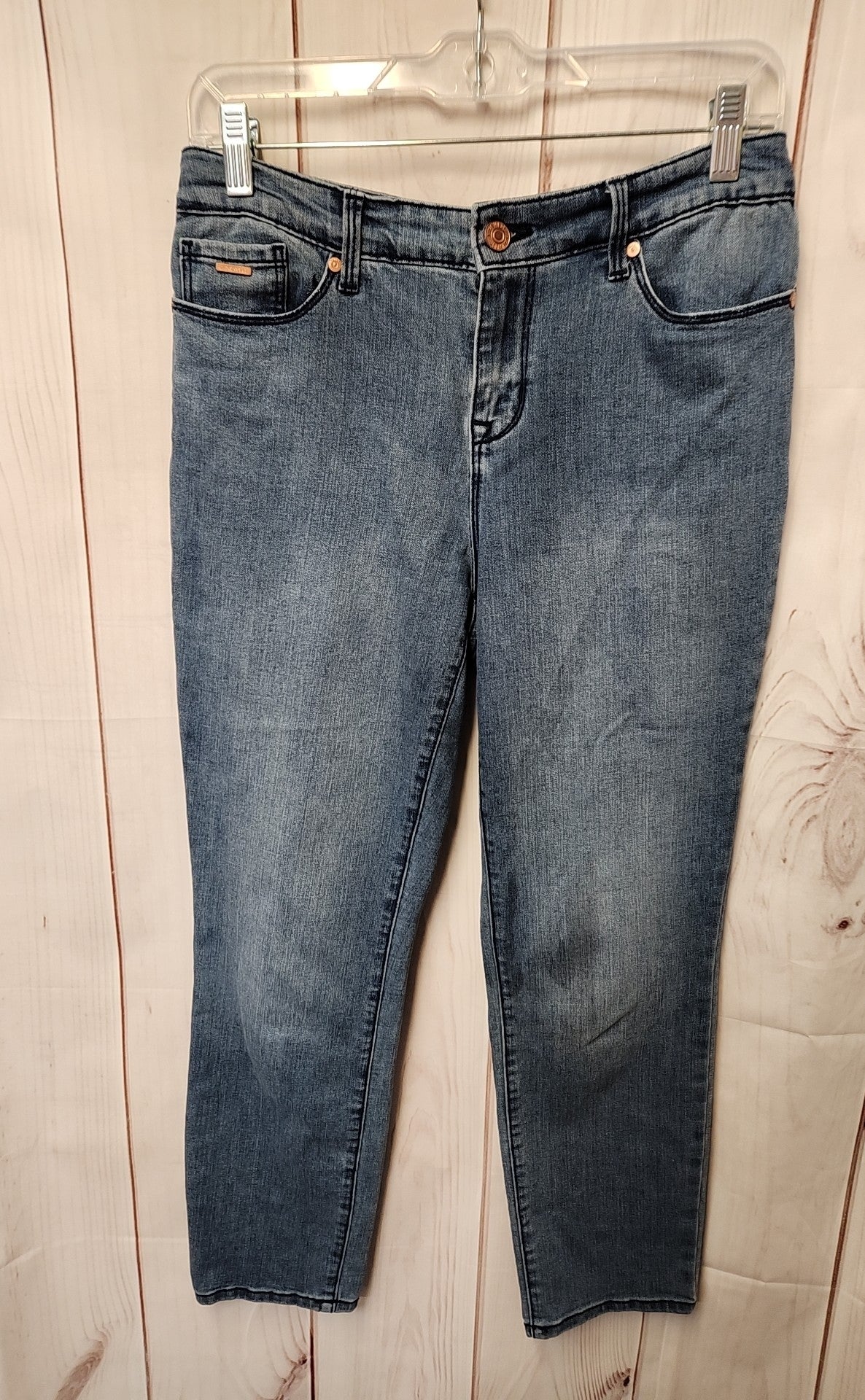Nine West Women's Size 27 (3-4) Blue Jeans Gramercy Crop