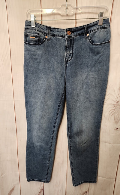 Nine West Women's Size 27 (3-4) Blue Jeans Gramercy Crop