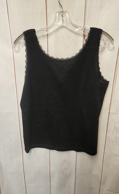 Jones New York Women's Size M Petite Black Sleeveless Top