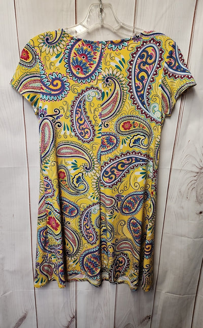 Msk Women's Size S Petite Yellow Dress