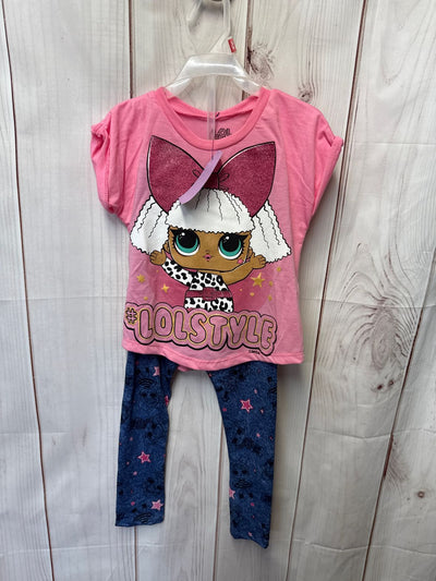 LOL Girl's Size 5/6 Pink Outfit