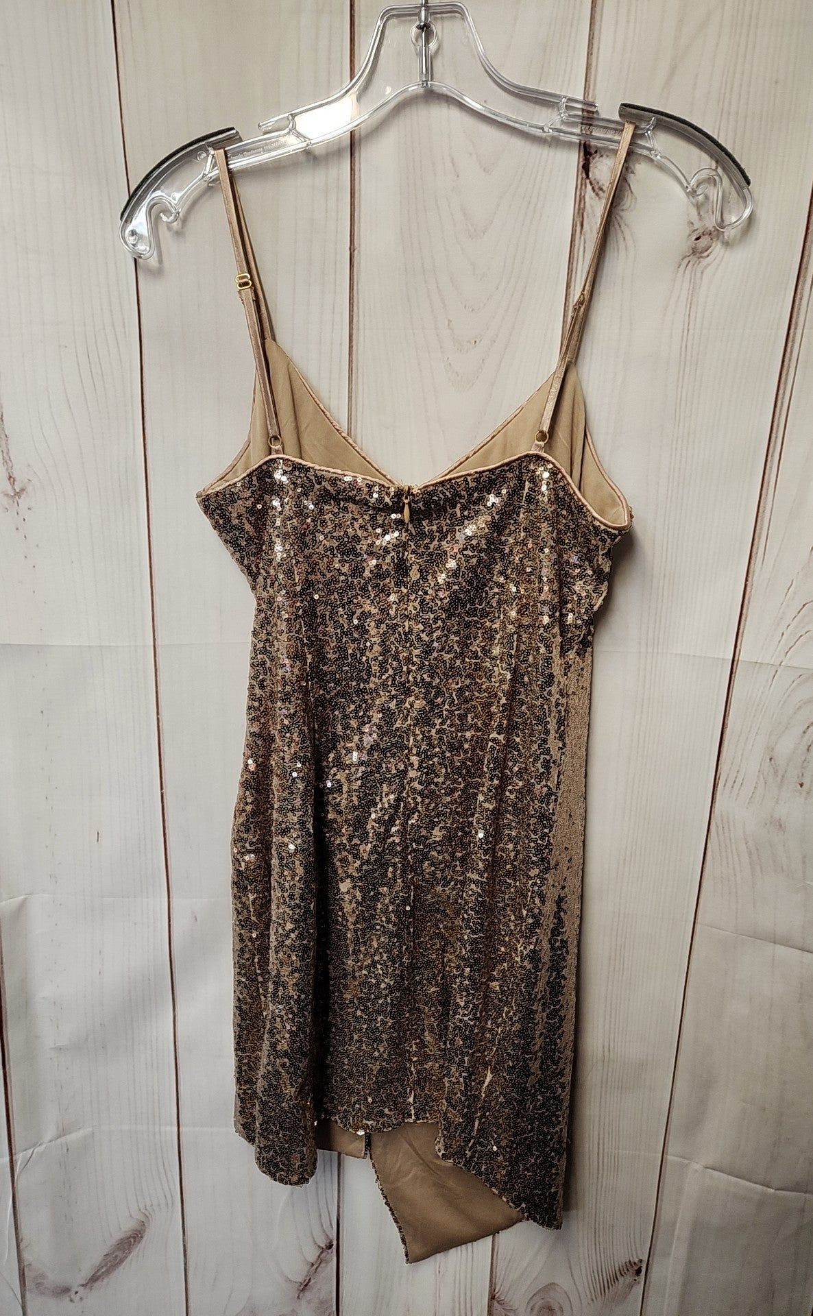 Lulus Women's Size S Beige Sequined Dress