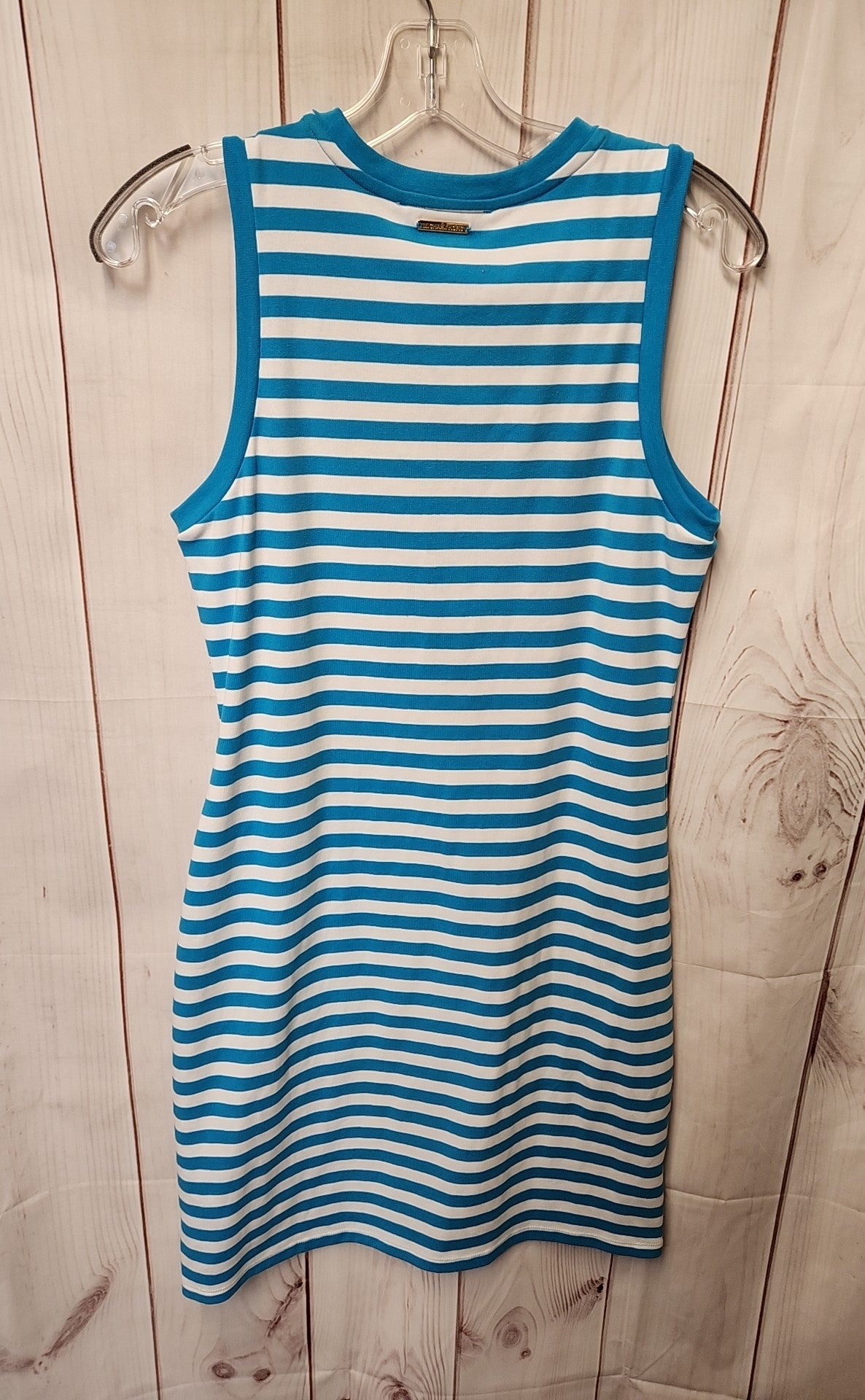NWT Michael Kors Women's Size S White & Blue Dress