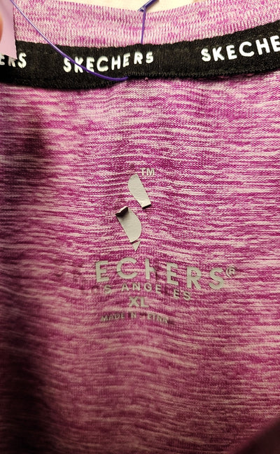 Skechers Women's Size XL Purple Short Sleeve Top