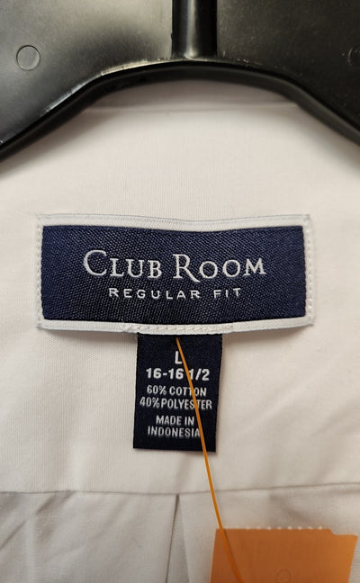 Club Room Men's Size L White Shirt
