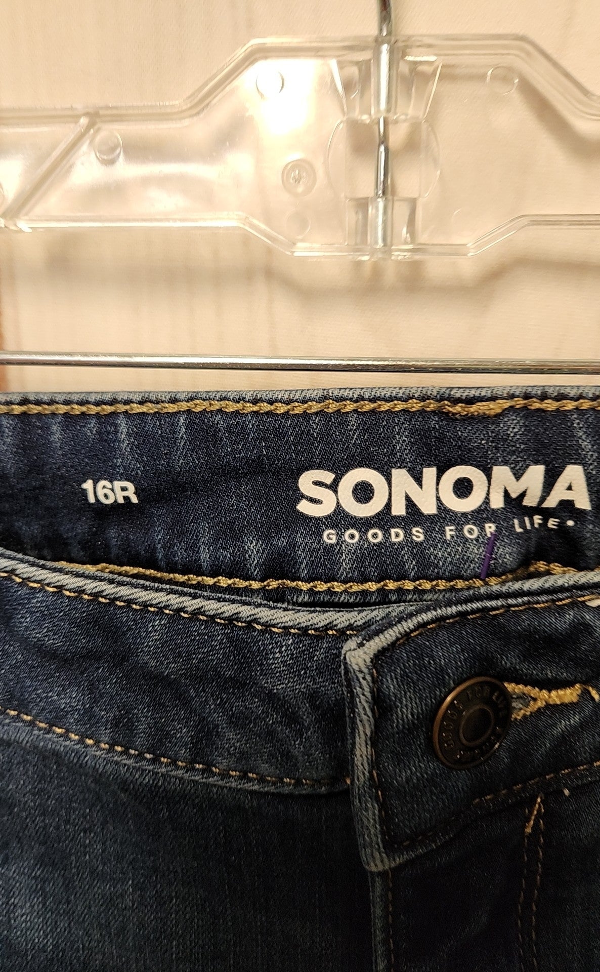 Sonoma Women's Size 33 (15-16) Blue Jeans Skinny