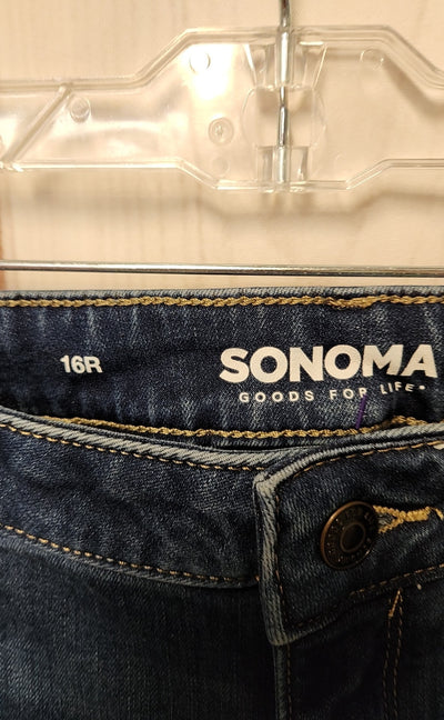 Sonoma Women's Size 33 (15-16) Blue Jeans Skinny