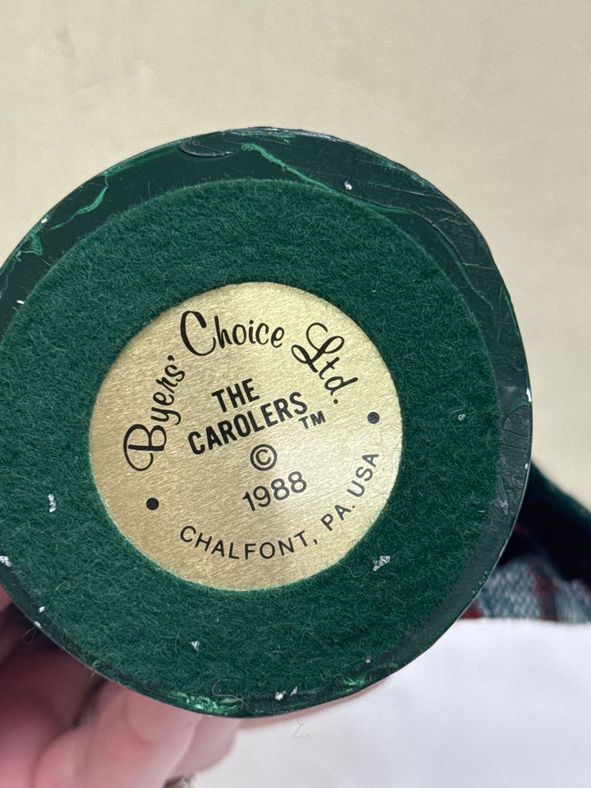 VTG 1988 Byers Choice The Carolers Figurine