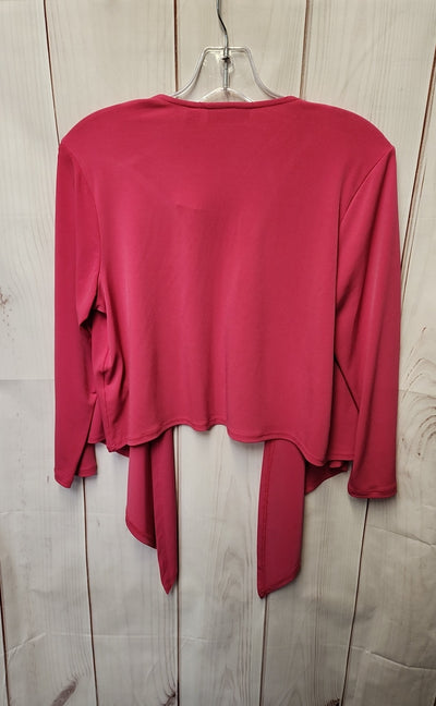 Susan Graver Women's Size XS Pink Cardigan
