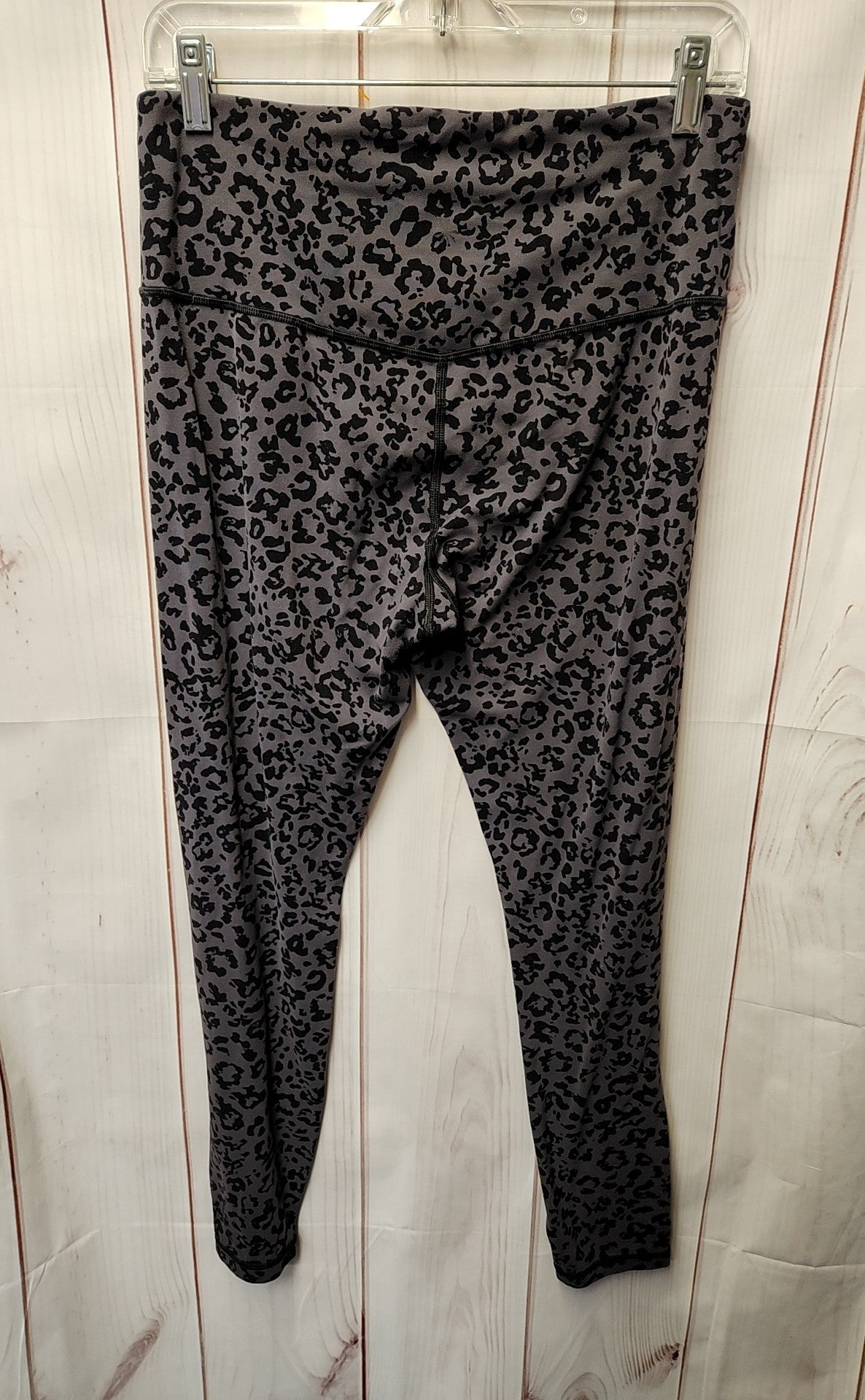 Athleta Women's Size L Gray Animal Print Leggings