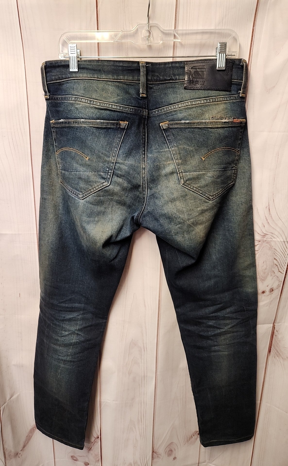 G-Star Raw Men's Size 29x32 Blue Jeans 3301 Slim