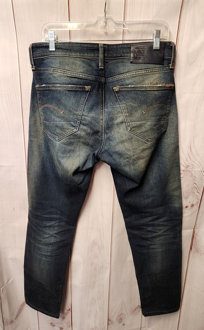 G-Star Raw Men's Size 29x32 Blue Jeans 3301 Slim