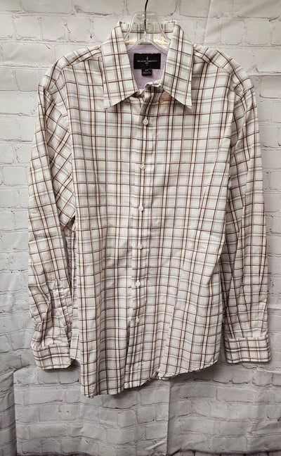Black Brown Men's Size M Purple Shirt