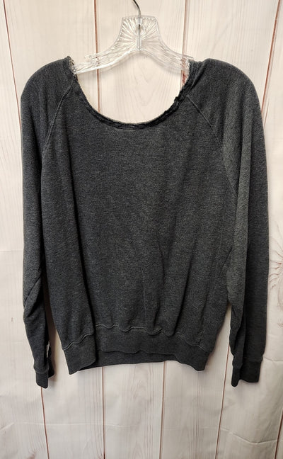 Pink Women's Size S Gray Sweatshirt