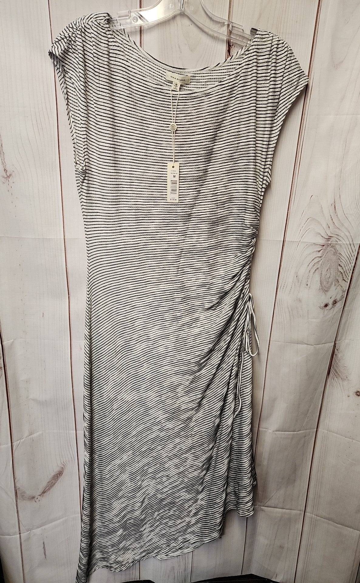 NWT Max Studio Women's Size M White & Black Dress