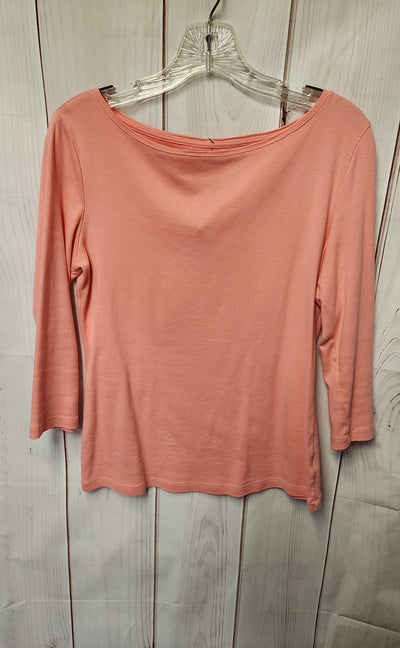 Talbots Women's Size S Pink 3/4 Sleeve Top