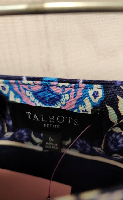 Talbots Women's Size 0 Petite Blue Skirt