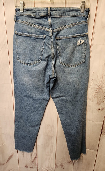 Old Navy Women's Size 28 (5-6) Blue Jeans High Rise Curvy O.G. Straight